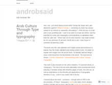 Tablet Screenshot of androbsaid.wordpress.com