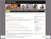 Tablet Screenshot of doudouadubai.wordpress.com