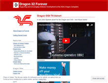 Tablet Screenshot of dragon32forever.wordpress.com