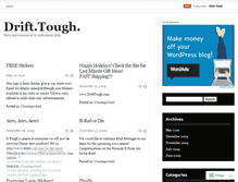 Tablet Screenshot of dtough.wordpress.com