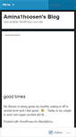 Mobile Screenshot of amina1hoosen.wordpress.com