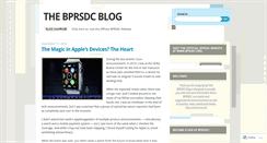 Desktop Screenshot of bprsdc.wordpress.com