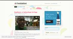 Desktop Screenshot of freddabbot.wordpress.com