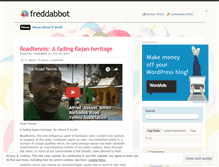 Tablet Screenshot of freddabbot.wordpress.com