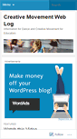 Mobile Screenshot of creativedance.wordpress.com