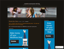 Tablet Screenshot of creativedance.wordpress.com