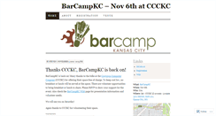 Desktop Screenshot of barcampkc.wordpress.com