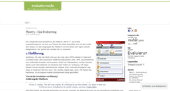 Desktop Screenshot of evaluatemedia.wordpress.com