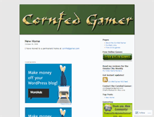 Tablet Screenshot of cornfedgamer.wordpress.com