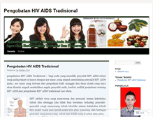 Tablet Screenshot of pengobatanhivaidstradisional.wordpress.com