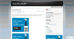 Desktop Screenshot of bweberapps.wordpress.com