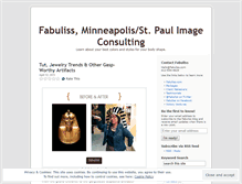 Tablet Screenshot of fabuliss.wordpress.com