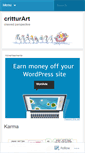Mobile Screenshot of crittur.wordpress.com
