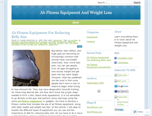 Tablet Screenshot of abfitnessequipment.wordpress.com