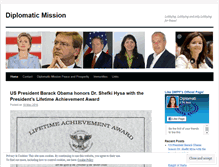 Tablet Screenshot of diplomaticmission.wordpress.com