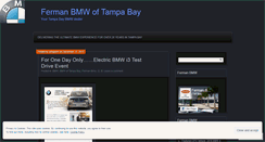 Desktop Screenshot of fermanbmwoftampabay.wordpress.com