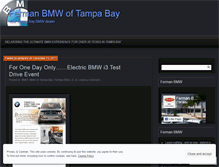 Tablet Screenshot of fermanbmwoftampabay.wordpress.com