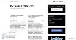Desktop Screenshot of indagandotv.wordpress.com