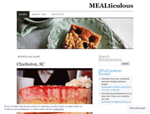Tablet Screenshot of mealticulous.wordpress.com
