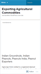 Mobile Screenshot of agrocrops.wordpress.com
