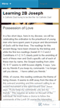 Mobile Screenshot of learning2bjoseph.wordpress.com