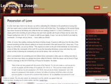Tablet Screenshot of learning2bjoseph.wordpress.com