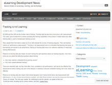 Tablet Screenshot of elearningdevnews.wordpress.com