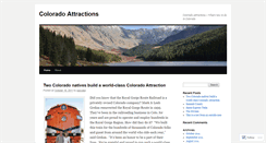 Desktop Screenshot of coloradoattractions.wordpress.com