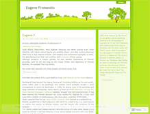 Tablet Screenshot of eugenefromentin.wordpress.com