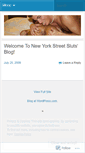 Mobile Screenshot of newyorkstreetsluts.wordpress.com