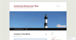 Desktop Screenshot of communityrestaurants.wordpress.com