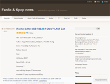 Tablet Screenshot of fanficfandkpopnews.wordpress.com