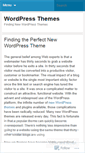 Mobile Screenshot of newwordpresstheme.wordpress.com