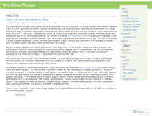 Tablet Screenshot of newwordpresstheme.wordpress.com