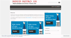 Desktop Screenshot of mixedmetro.wordpress.com
