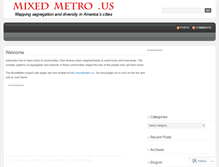 Tablet Screenshot of mixedmetro.wordpress.com