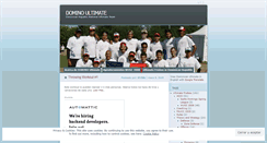 Desktop Screenshot of dominicanultimate.wordpress.com
