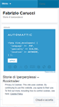Mobile Screenshot of fabriziocarucci.wordpress.com