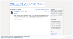 Desktop Screenshot of fallenpatriots.wordpress.com