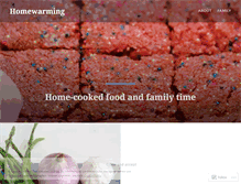 Tablet Screenshot of homewarming.wordpress.com