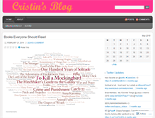 Tablet Screenshot of cristins.wordpress.com