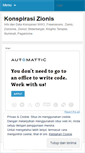 Mobile Screenshot of konspirasizionis.wordpress.com