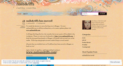 Desktop Screenshot of nailsandriffs.wordpress.com