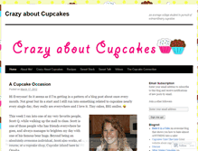 Tablet Screenshot of crazyaboutcupcakes.wordpress.com