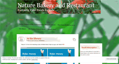 Desktop Screenshot of naturebakery.wordpress.com