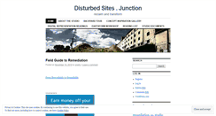 Desktop Screenshot of disturbedsites.wordpress.com