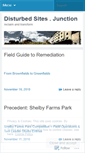 Mobile Screenshot of disturbedsites.wordpress.com