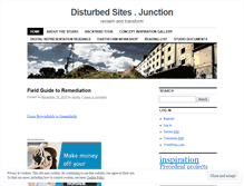 Tablet Screenshot of disturbedsites.wordpress.com