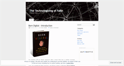 Desktop Screenshot of faithandtechnology.wordpress.com