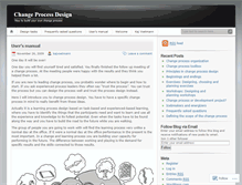 Tablet Screenshot of changeprocessdesign.wordpress.com